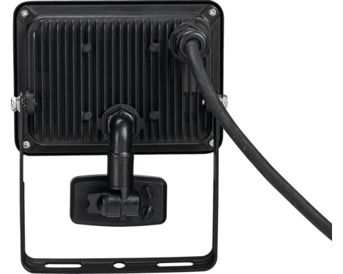 Rückansicht eines LED Strahlers mit Kabel