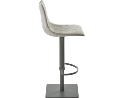 Barhocker mit Fußstütze und gepolsterter Sitzfläche