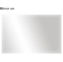 LED-Lichtspiegel Cordia SQUARE LINE 100x65 cm alufarben silber-thumb-2