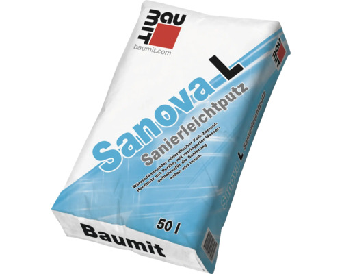 Baumit Sanova L Sanierleichtputz 50 l