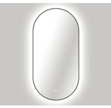 Ovaler Spiegel mit LED-Beleuchtung