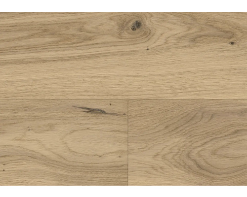 Nahaufnahme von Laminatboden in Holzoptik