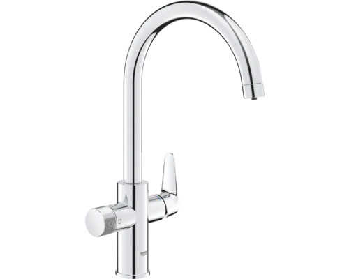 Küchenarmatur mit Filterfunktion Grohe Startcueve 30601000 chrom Einzelarmatur ohne Filter Küchenarmatur mit Filterfunktion Grohe Startcueve 30601000 chrom Einzelarmatur ohne Filter