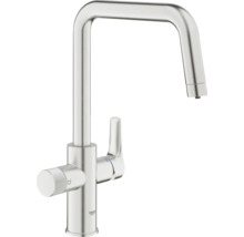 Küchenarmatur mit Filterfunktion Grohe Start 30601DC0 supersteel matt Einzelarmatur ohne Filter