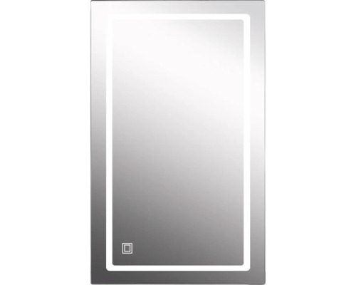 Rechteckiger Badezimmerspiegel mit LED Beleuchtung