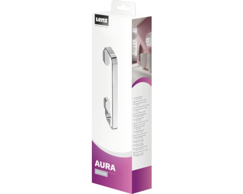 Lenz Aura Handtuchhalter Chrom Verpackung