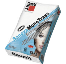 Sack Sanova MonoTrass Einlagen Trassputz, 25 Kilogramm