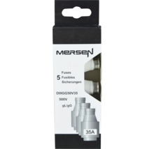 Packung mit fünf Sicherungen DIIIGG50V35 500V gL/gG