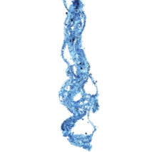 Lametta Girlande mit Sternen