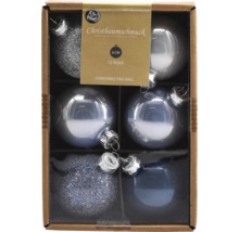 Christbaumkugeln Glas blau Ø 6 cm 12 Stück-thumb-0 Christbaumkugeln Glas blau Ø 6 cm 12 Stück-thumb-0