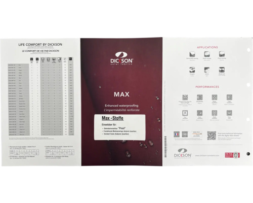 Dickson Solar Fabrics Produktinformationen zu Markisenstoffen, Anwendungen und Leistungsmerkmalen