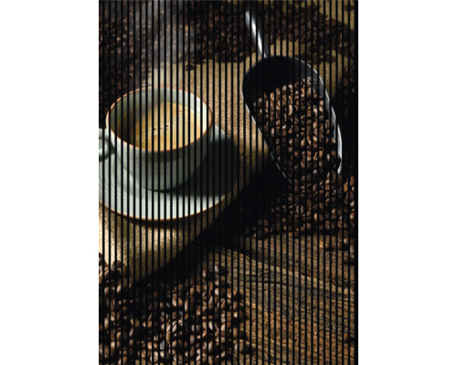 Akustikpaneel digital bedruckt Coffee 19x1693x2400 mm Set = 3 Einzelpaneele