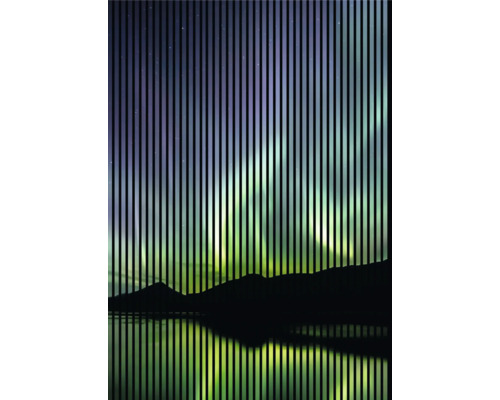 Akustikpaneel digital bedruckt Aurora 1 2400 x 1693 x 19 mm Set = 3 Einzelpaneele Akustikpaneel digital bedruckt Aurora 1 2400 x 1693 x 19 mm Set = 3 Einzelpaneele