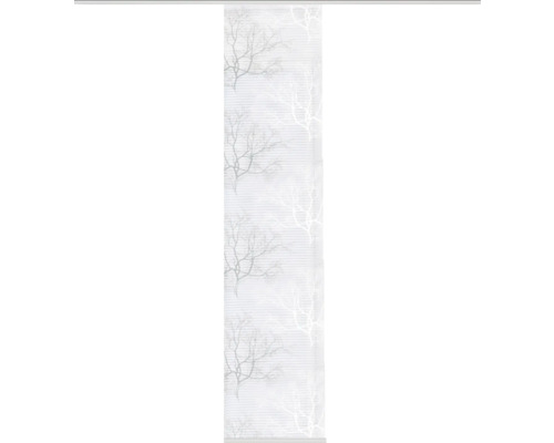 Flächenvorhang Querstreifen Baum grau 57x245 cm