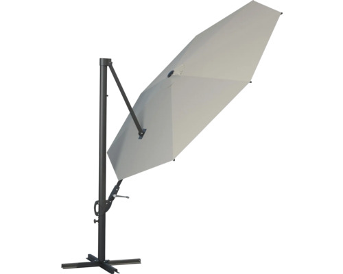 Freiarm-Sonnenschirm mit Standfuß für den Garten