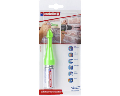 edding Bohrloch Spraymarker grün 11 ml