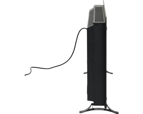 Elektrischer Kamin mit Kabel und Standfüßen