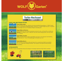Wolf Garten Logo. Informationen zur Rasenpflege, einschließlich Düngen, Vertikutieren, Schneiden und Bewässern. Empfehlungen für Streugeräte.