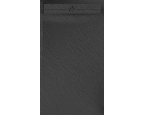 Rechteck-Duschwanne Jungborn Venti 140x80x3 cm schwarz matt Rechteck-Duschwanne Jungborn Venti 140x80x3 cm schwarz matt