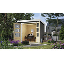 Gartenhaus Karibu Metalwood Blech weiß 209 x 213 cm terragrau-thumb-0 Gartenhaus Karibu Metalwood Blech weiß 209 x 213 cm terragrau-thumb-0