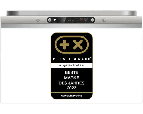 Bedienfeld einer Geschirrspülmaschine mit Plus X Award Siegel