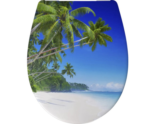 WC-Sitz mit Strand-Motiv