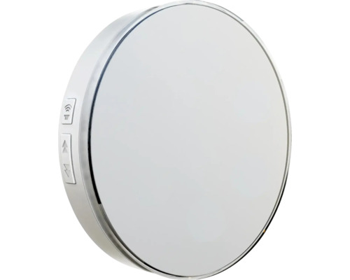 Runder Spiegel mit Bluetooth Funktion und Bedienelementen