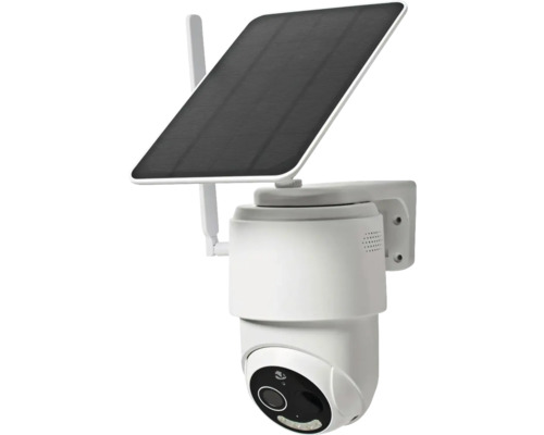 Überwachungskamera mit Solarpanel zur Stromversorgung