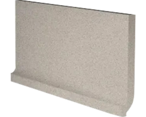 Feinsteinzeug Sockelfliese Mirava Nevada/Taurus Unglasiert 8x20 cm Betonbordstein mit abgerundeter Kante