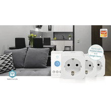 Smart Stecker Nedis® Smartlife 3680 W Wi-Fi WLAN IP 44, weiß, 3 Stk.-thumb-1 Smart Stecker Nedis® Smartlife 3680 W Wi-Fi WLAN IP 44, weiß, 3 Stk.-thumb-1