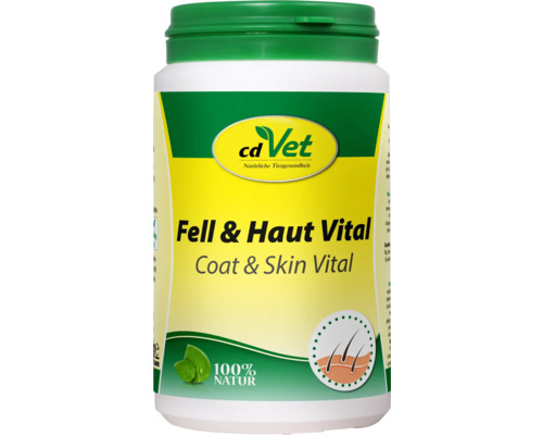 Ergänzungsfuttermittel cdVet für Fell & Haut 150 g cdVet Fell und Haut Vital Nahrungsergänzungsmittel für Tiere