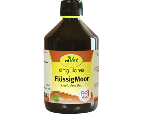 Ergänzungsfuttermittel cdVet Singulares Flüssig Moor 500 ml CD Vet Singular Flüssigmoor in einer Flasche