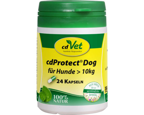 Ergänzungsfuttermittel für Hunde cdProtect Dog 24 Kapseln