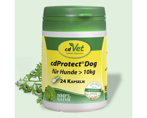 cdVet cdProtect Dog Kapseln für Hunde ab 10 Kilogramm, 24 Stück