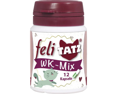 Ergänzungsfuttermittel für Katzen feliTATZ WK-Mix 12 Kapseln