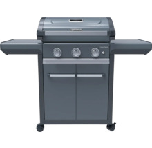 CampinGaz Gasgrill mit drei Brennern, Seitentischen und Unterschrank
