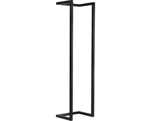 Schwarzer Handtuchhalter aus Metall