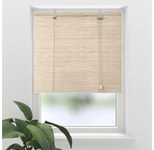 Bambusrollo am Fenster mit Zugschnur