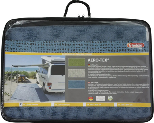 Zeltteppich Aero-Tex anthrazit 250x300 cm