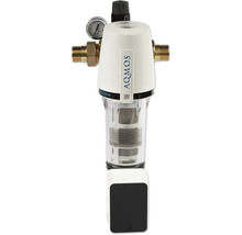 Wasserfilter mit Manometer und Spülwasseranschluss