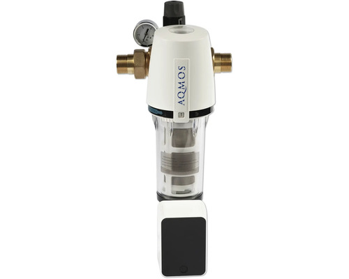 Wasserfilter mit Manometer und Spülwasseranschluss