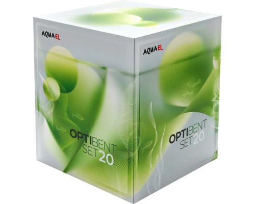 Verpackung des Aquael Opti Bent Set 20 Aquariums