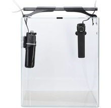 Aquarium mit Filter, Heizung und Lampe