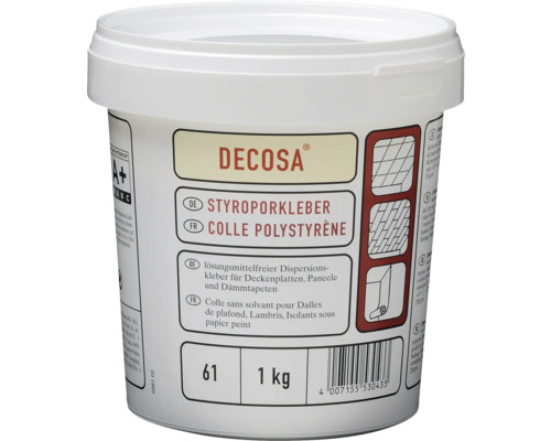Decosa Styroporkleber im Eimer, 1 kg