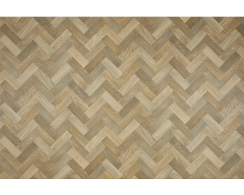 PVC-Boden Giant Fischgrät 532 natur 8x24 cm 400 cm breit (Meterware) Verlegung von Laminat im Fischgrätmuster