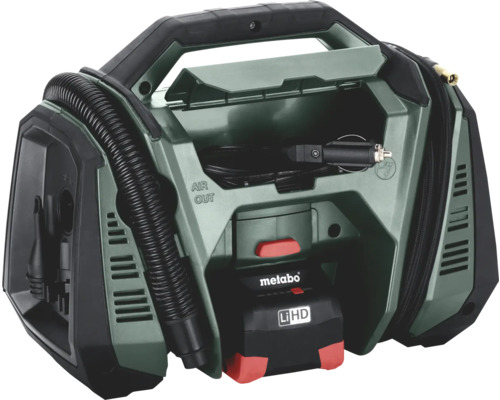 Metabo Akku-Kompressor mit integriertem Fach für Zubehör