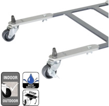 Pflanzenroller Wagner Sun City Stahl Ø 23 cm TK 100 kg grau