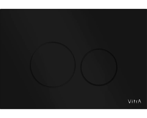 Betätigungsplatte VitrA Origin 2-Mengentechnik schwarz glänzend