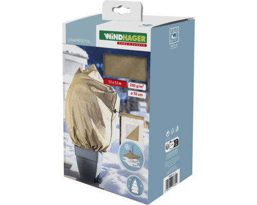 Windhager Ultraprotect XL Pflanzenhaube in Produktverpackung
