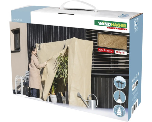 Windhager Easy Up XXL Pflanzenvlies zum Schutz von Pflanzen im Winter